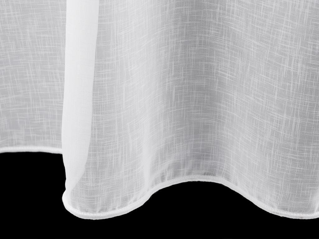 Gardinenvoile halbtransparent weiß Überbreite 276cm